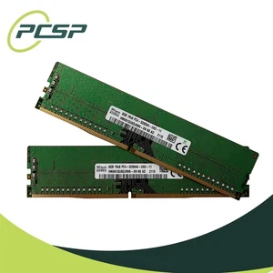 16GB RAM Kit Hynix 2x8GB PC4-3200AA 1Rx8 DDR4 UDIMM Unbuffered HMA81GU6DJR8N-XN - Picture 1 of 3