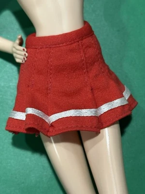 Mini-saia plissada vermelha Barbie Cheerleader ~ Mattel 🔴 - Imagem 1 de 4
