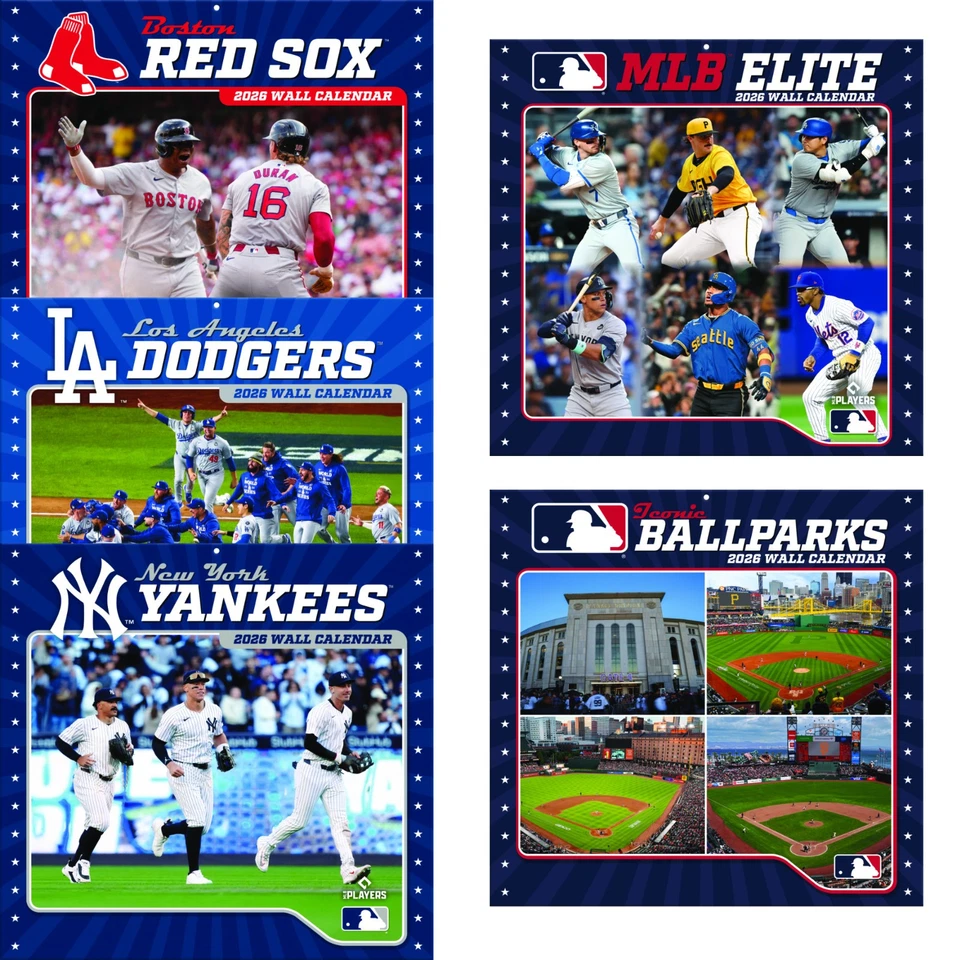 TURNER LICENSING Turner MLB Wandkalender 2026 30 x 30 cm