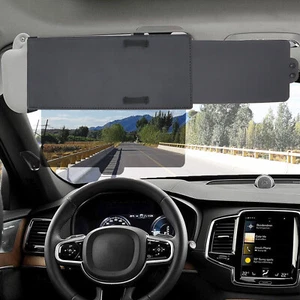 Polarized Car Sun Visor Extender Anti Glare Extension Driving Sun Shade Blocker - Picture 1 of 9