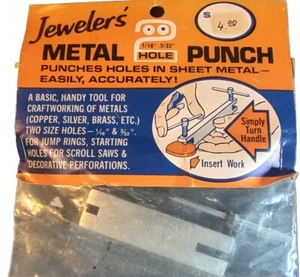 Juweliere Metall Locher 1/16" und 3/32" Schmuckmacher  - Bild 1 von 3