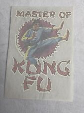 Vintage Iron Ons T Shirt Topps Far Out Master Of King Fu 1970s 3 Available