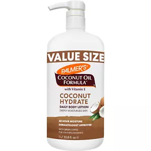 Coconut Oil Formula Body Lotion for Dry Skin, Hand & Body Moisturizer with Green - Picture 1 of 12