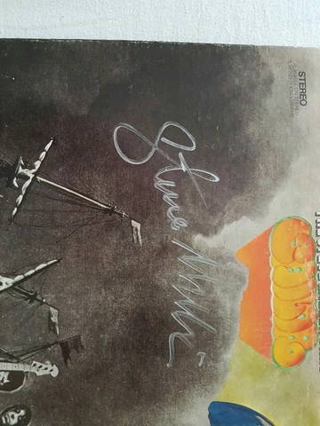 Steve Miller signed album Cover