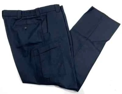 NWT MENS 28 NO HEM FLYING CROSS V47680 WOOL BLEND W/ VERTX CARGO NAVY HOUSTON PD - Image 1 of 4