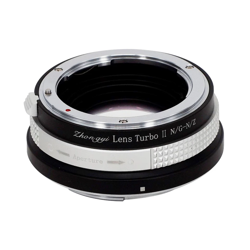 Zhongyi Lens Turbo II Focal Reducer Adapter Nikon F AI G to Nikon Z ZFC Z50 - Image 1 of 1