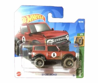 🚘🚘🚘 HOT WHEELS 21 FORD BRONCO scala 1:64  NEW mattel 3+ 🚘🚘🚘 - Immagine 1 di 4