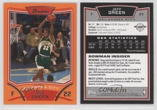 2008-09 Bowman Draft Picks & Stars Orange /299 Jeff Green #27