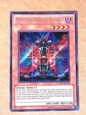 yugioh Stygian Street Patrol DREV-EN099 Secret Rare Unlimited Edition near mint - Image 1 of 3
