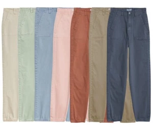JEAN JOGGER SLIM FIT HIGH WAIST LADIES ANKLE GRAZER PANT COTTON BLEND EX M*S  - Picture 1 of 49
