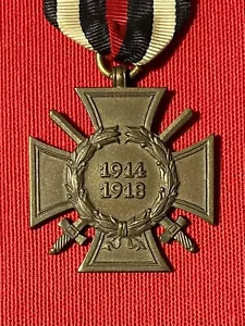 Cruz de Honor Alemana Original Primera Guerra Mundial de la Guerra Mundial "Cruz de Hindenburg" 1914/1918 - Imagen 1 de 11