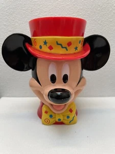 Tazza cappello Disney on Ice Topolino Ringmaster con coperchio in plastica ribaltabile tazza - Foto 1 di 8