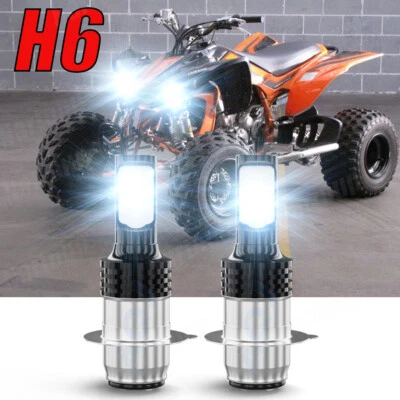 2pcs Headlight For Yamaha YFZ450 YFZ450R Raptor 700 700r LED Lights Bulb 6000K Foto 1 de 4