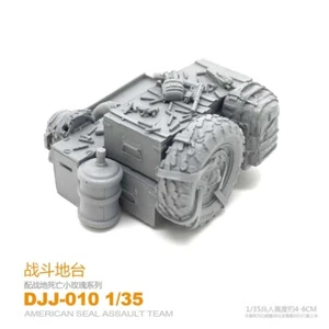 Kit Modelo Resina 1/35 Escena de Combate Plataforma Piezas Sin Montar Sin Pintar - Imagen 1 de 2