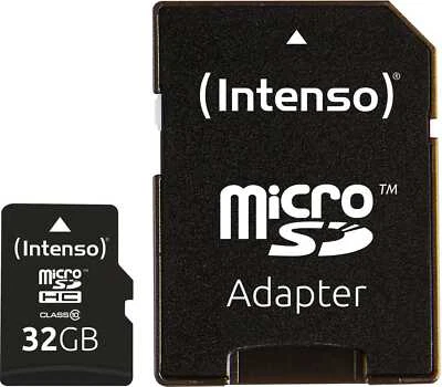 Intenso Scheda di Memoria SD 32GB Classe 10 3413480 - Immagine 1 di 4