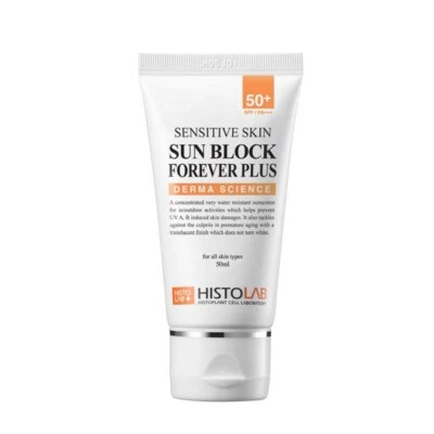 HISTOLAB Sensitive Skin Sun Block Forever Plus SPF50+ PA+++ Korean Skin Care - Image 1 of 4