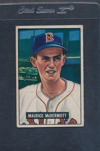 1951 Bowman #016 Maurice McDermott Red Sox VG/EX *1709 - Picture 1 of 1