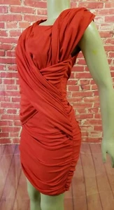 Miss Sixty M60 Vintage Women's Wrap Style Red Dress Size 16? Sleeveless (B6) - Picture 1 of 6
