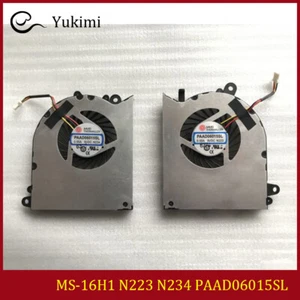 MS-16H1 N223 N234 PAAD06015SL FOR MSI GS60 WS60 Laptop CPU GPU Cooling Fan - Picture 1 of 6
