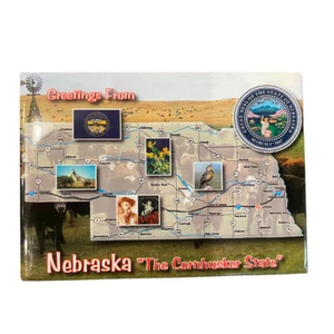 Grüße vom Cornhusker State Magnet | 4" x 2" | Nebraska State Historical - Bild 1 von 6