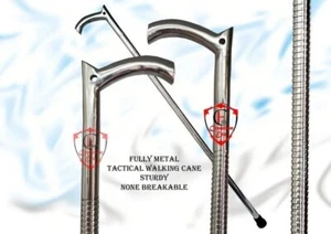 Self Defense Remarkable V Aluminum Steel Tactical Walking Cane Handmade Stylish - Picture 1 of 7