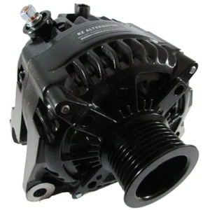 BLACK HIGH OUTPUT ALTERNATOR 300A FOR DODGE PICKUP RAM 2500 RAM 3500 6.7L DIESEL - Picture 1 of 5