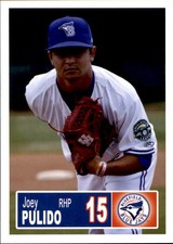 2018 Bluefield Blue Jays Grandstand #23 Joey Pulido Clute Texas TX Baseball Card