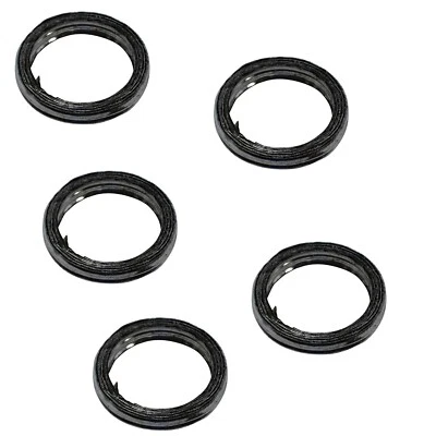 SCOOTER-GARAGE 5x Auspuffdichtung / Krümmerdichtung - Rund Universal für 50ccm Roller