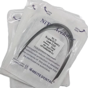 300 Packs Dental Orthodontic Super Elastic Niti Arch Wire Round All Size - Picture 1 of 12