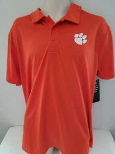 NWT NCAA Clemson Tigers Men's Polo Shirt from `47 Brand- Size XL - Picture 1 of 5