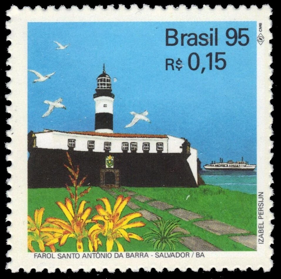 BRAZIL 2552 - Architecture "Santo Antonio da Barra Lighthouse" (pb53141) - Image 1 of 1