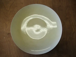 Ty Pennington STYLE Dinner Plate 11 1/4" LIGHT YELLOW Crackled 1 ea  5 available - Picture 1 of 3