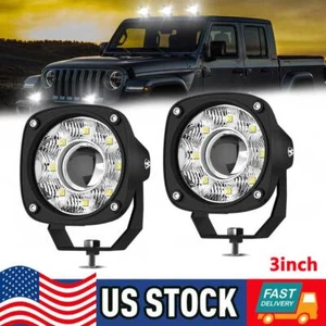 3inch LED Work Light Cube Pods Driving Fog SPOT FLOOD Offroad SUV ATV 4WD Boat - Foto 1 di 18