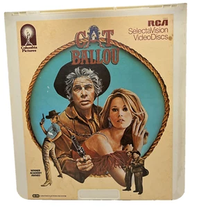 CAT BALLOU CED RCA VIDEO DISC SELECTAVISION COLUMBIA Movie - Picture 1 of 2