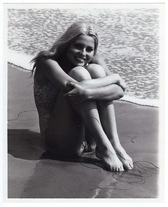 PHOTOGRAPHIE VINTAGE/JEUNE FEMME/WOMAN SWIMSUIT/BEACH/breast/erotique/erotic - Imagen 1 de 1