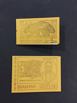 Sweden 1973-1978 XF MNH Sc#1020a, Sc#1264a, MNH Booklets.    (W16) - Image 1 of 3