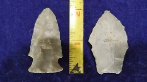 2 Authentic Kentucky Arrowheads Prehistoric Indian Artifacts *FREE SHIPPING* AS2 - Picture 1 of 3