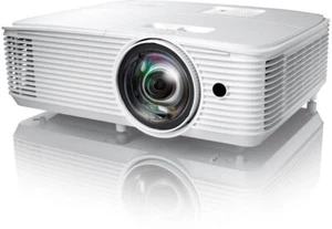 Optoma W308STE 3600 LUM WXGA VIDEOPROIETTORE + SUPPORTO A MURO OUTLET - Foto 1 di 1
