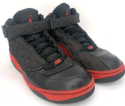 Nike Air Jordan AJF 13 Bred Negro Rojo Universitario Blanco 375453-061 Talla EE. UU. 10,5 USADO EN EXCELENTE ESTADO Foto 1 de 4