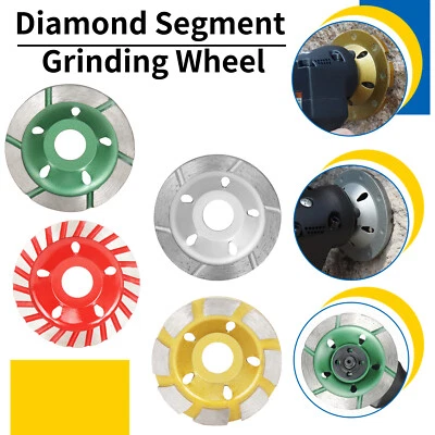 4/8Pcs 80mm Diamond Segment Grinding Disc Wheel For Concrete Granite Stone Tool - Image 1 of 4