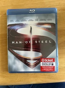 New in Sealed Wrap ** Man Of Steel Blu-ray 2013 PG-13 - Picture 1 of 2