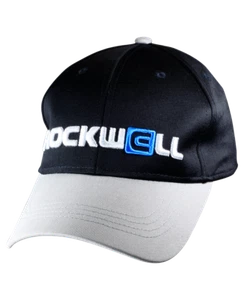 Rockwell Flexfit Baseball Cap Hat, Black/Blue - Picture 1 of 2