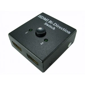Two Port Manual HDMI Bi-Directional Switch between 2 Sources on 1 screen - Picture 1 of 3