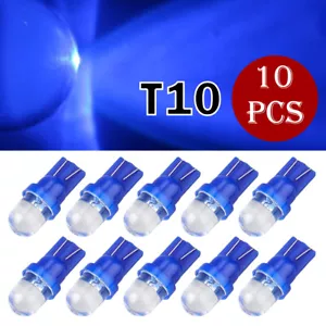 10x T10 W5W 194 LED Car Panel Interior Light License Plate Reading Lamp Blue - Picture 1 of 3