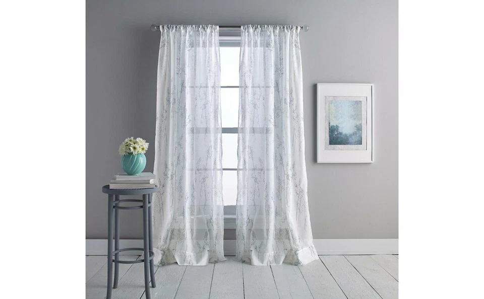 NEW  DKNY WHISPER One Rod Pocket Linen 50" x 84"  1302C - Image 1 of 1