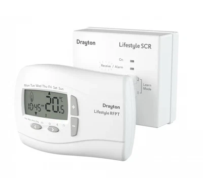 Drayton Lifestyle RFPT 7 Day Wireless Programmable Thermostat THD22120 - Image 1 of 3