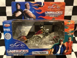 2005 Orange County Choppers T-Rex Sunburst American 1:18 Motorcycle Diecast - Picture 1 of 6