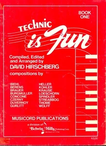 Technic Is Fun Book One Spartito di David Hirschberg 1969 (Libro per principianti) - Foto 1 di 3