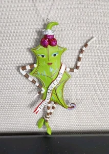 Dept 56 Glitterville Mini Ornament Miss HollyDays 29109 Anthropomorphismus Neu Box - Bild 1 von 6