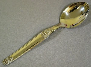 Set of 11 Ornate Silverplate 4 1/4" Espresso / Demitasse Spoons marked ARG 1000 - Picture 1 of 2